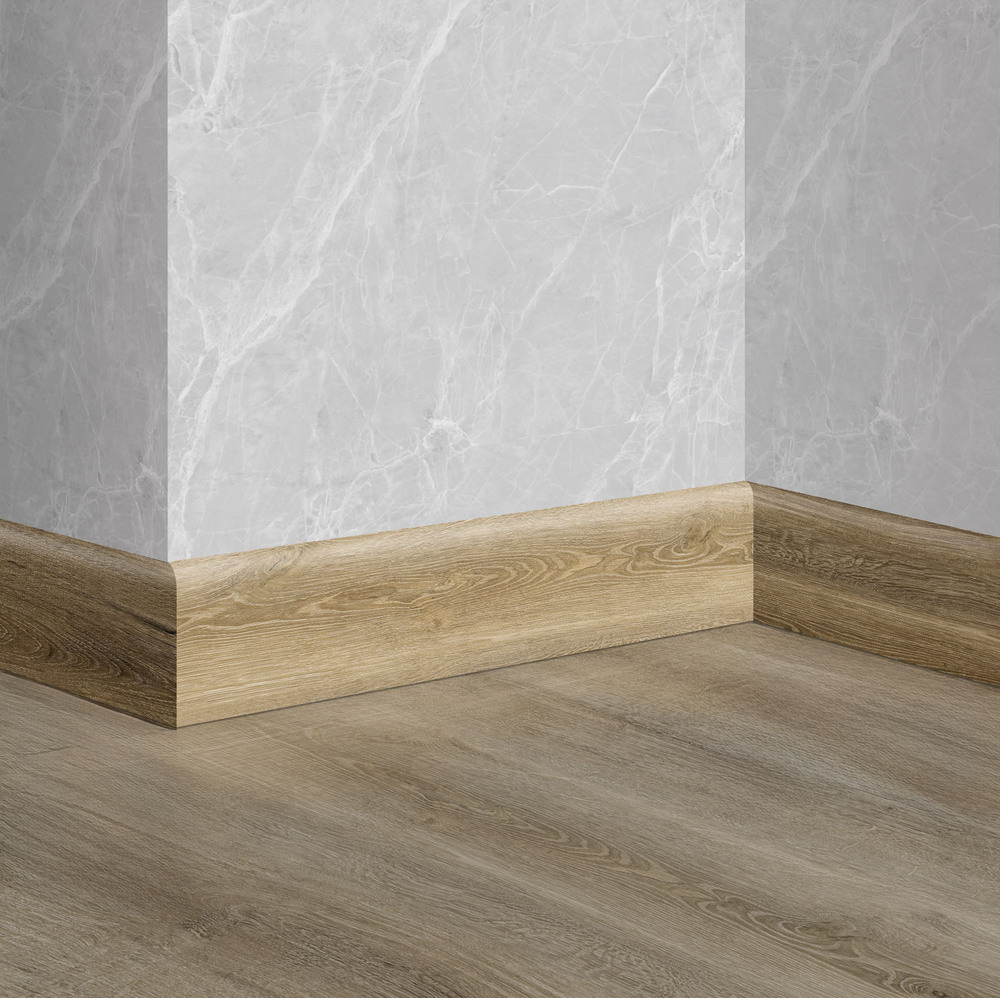 Plinthe PVC Smartfloor aspect Chêne Naturel pour une finition de sol élégante