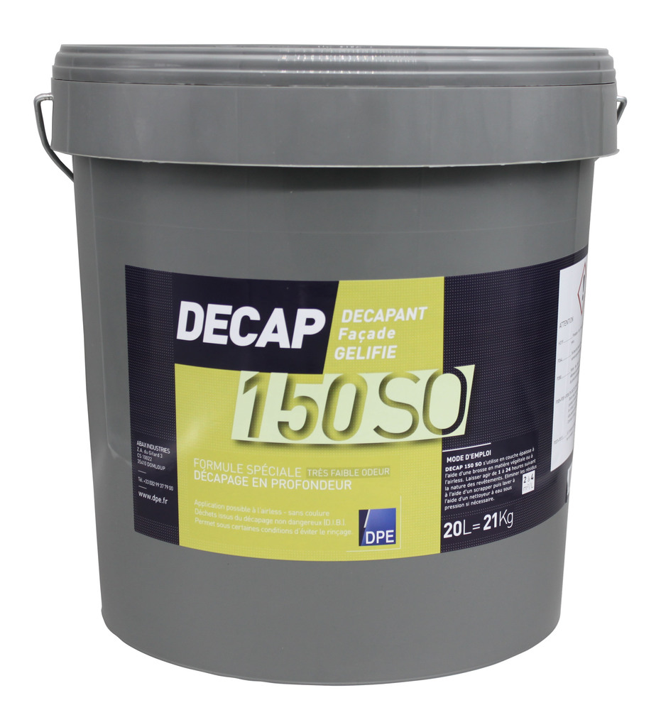 Décapant Decap 150 SO en bidon de 20L pour peintures et vernis