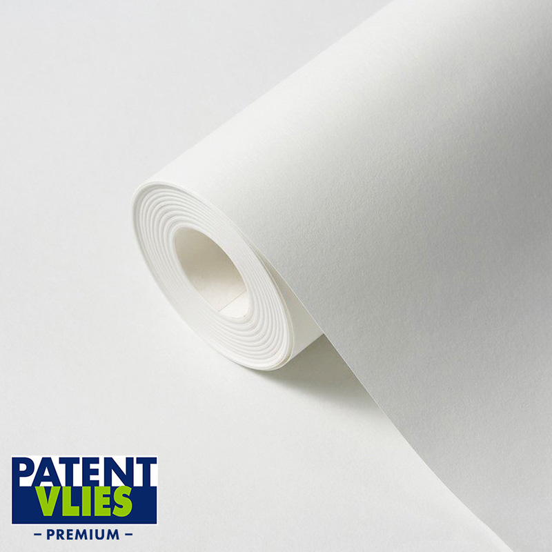 Voile de rénovation mural à peindre Patent VLIES Premium 150g pour une surface lisse et homogène.