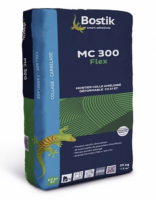 Mortier-Colle MC 300 Flex 25 kg pour sols et carrelages, haute flexibilité