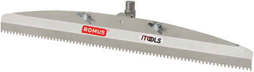 Râteau à ragréages I-TOOLS pour l'étalement et le nivellement des mortiers autolissants sur les sols