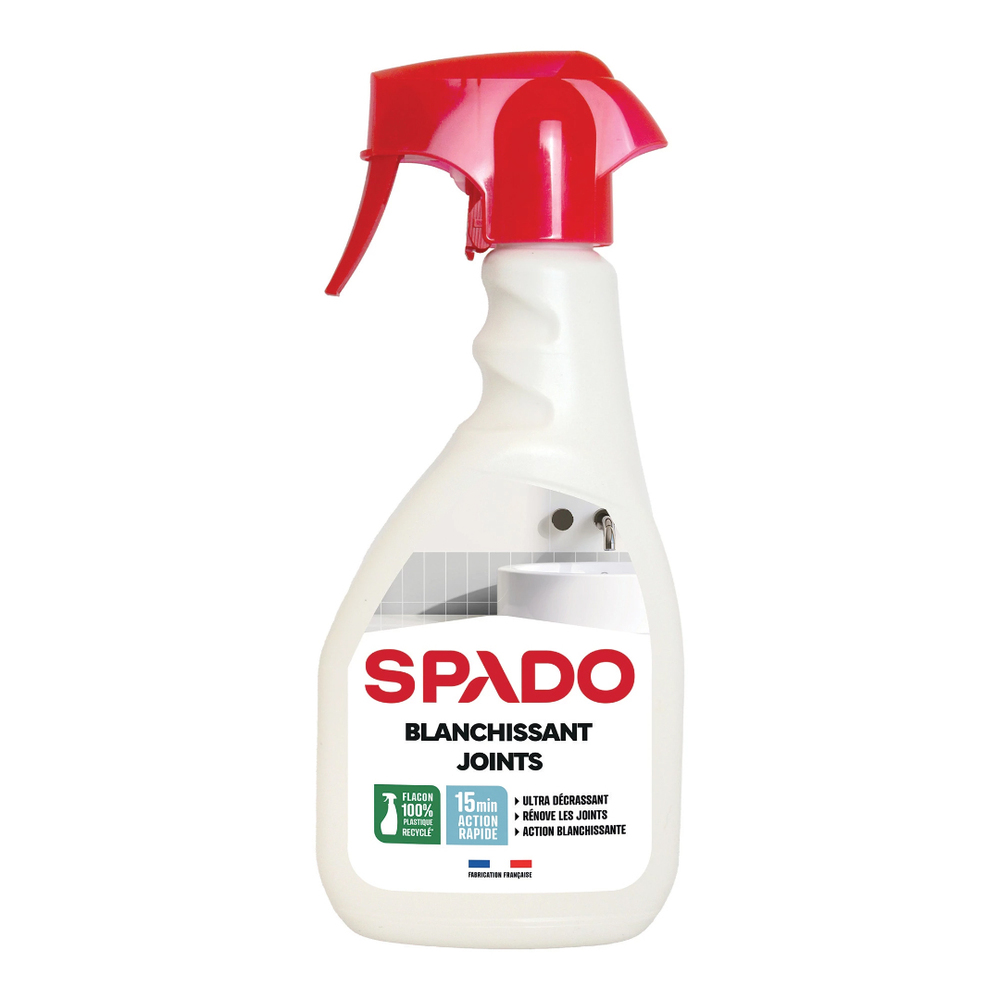 Blanchisseur de Joints Nettoyant Anti-moisissures 500 ml pour éliminer les taches et blanchir les joints de salle de bain