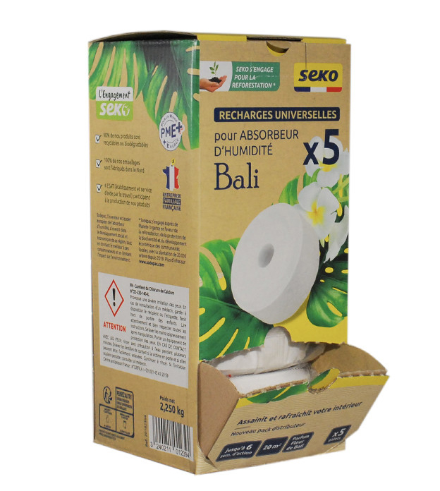 Recharges Absorbeur Bali Galet Fleurs de Bali 450 g (x5)