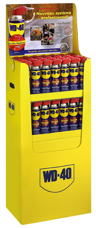 Produit Multifonction WD-40 Spray Double Position 500 ml, dégrippant, lubrifiant et protecteur