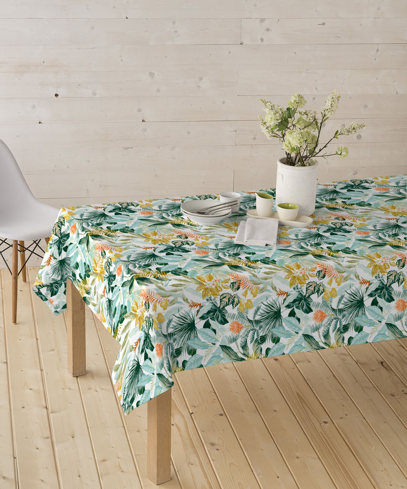 Toile cirée Skin Bora de 20 m x 140 cm pour nappage au métrage, imperméable et facile d'entretien.