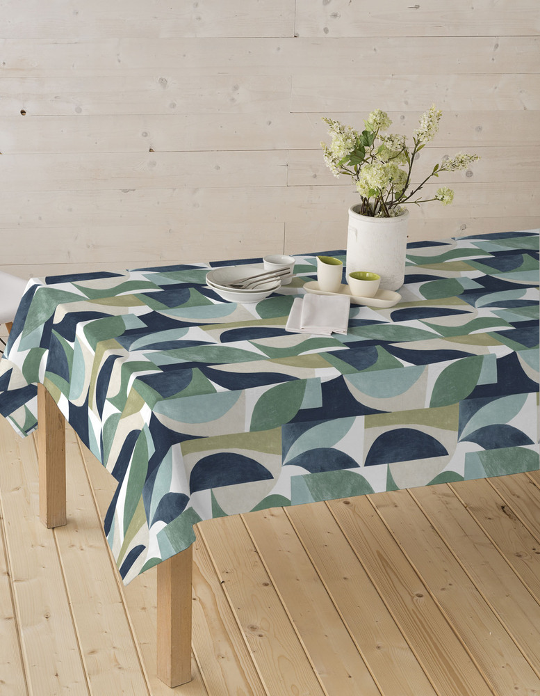 Toile Cirée Skin Laize Nappe 20 m x 140 cm Terax Green