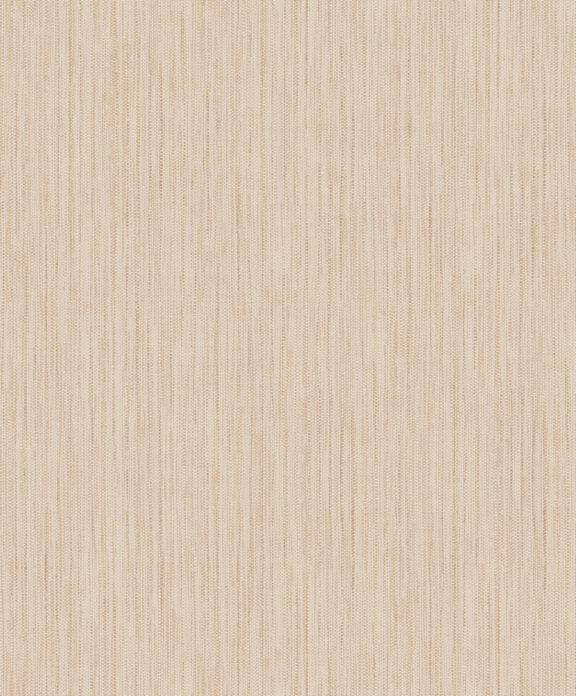 Papier peint intissé expansé beige à motif paille naturelle pour une décoration murale texturée