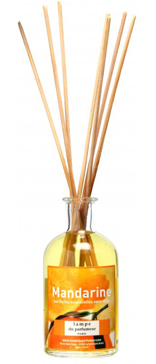 Diffuseur de parfum à bâtonnets Bambous Parfumés Mandarine 100 ml