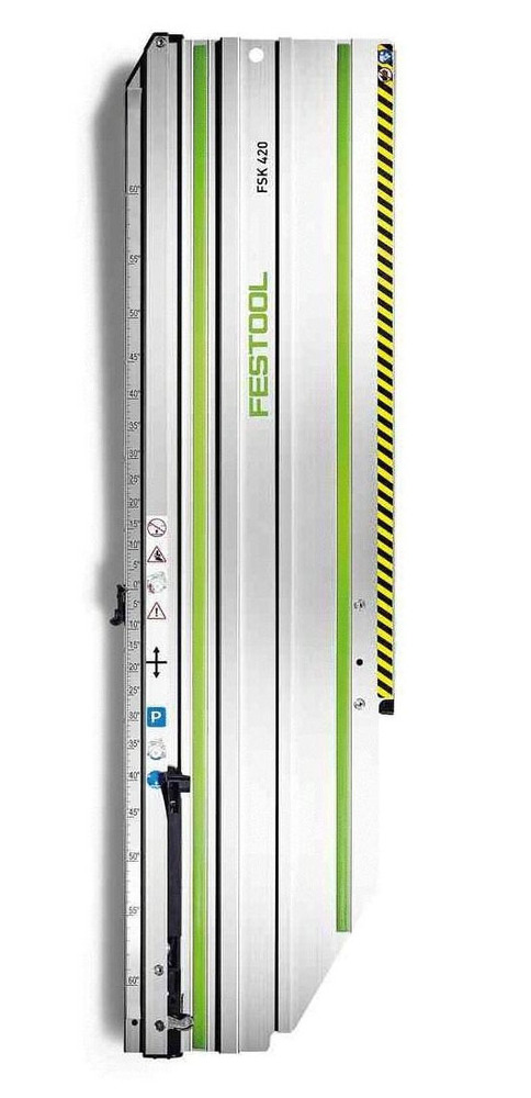 Rail de Mise à Longueur FSK 420, guide de coupe précis pour outillage électroportatif