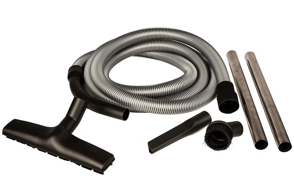 Kit de Nettoyage Complet Pour Aspirateurs Mirka, comprenant brosses, suceurs et adaptateurs pour un nettoyage efficace et polyvalent.