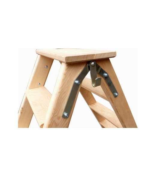 Échelle Double à 2 Plans Bois 11 Marches