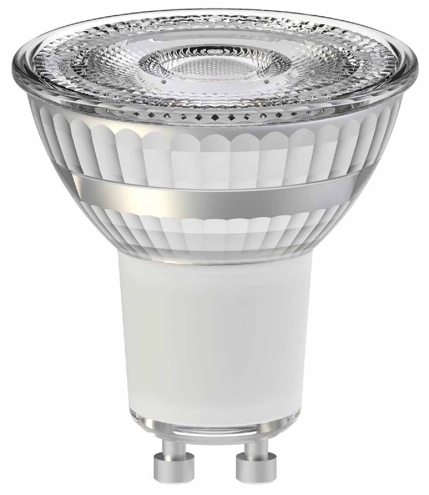 Ampoule LED GU10 transparente spot réflecteur 2.6W 230 lm blanc chaud