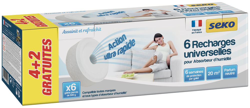 Absorbeurs d'humidité et recharges