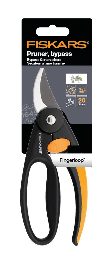 Sécateur à lame franche Élégance P44 avec poignées ergonomiques pour taille de jardin