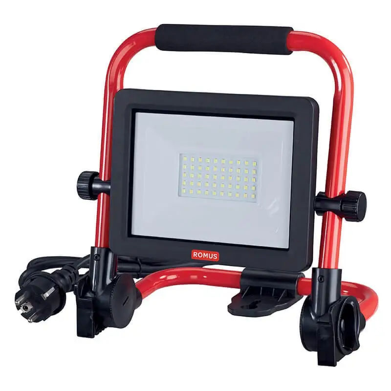 Projecteur LED Slim Filaire 50 W puissant pour éclairage de chantier