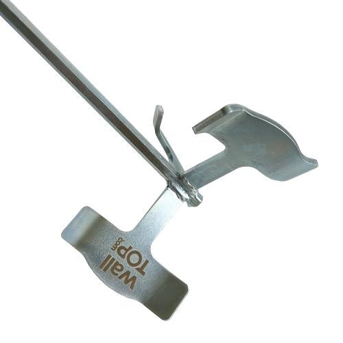 Mélangeur d'Enduit Acier Galvanisé 3 Pales + Filet M14 Pour Malaxeur