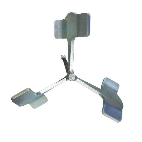 Mélangeur d'Enduit Acier Galvanisé 3 Pales + Filet M14 Pour Malaxeur