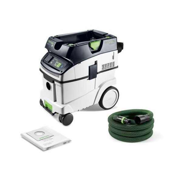 Aspirateur professionnel de chantier CLEANTEC CTL 36 EI avec cuve de 36 litres