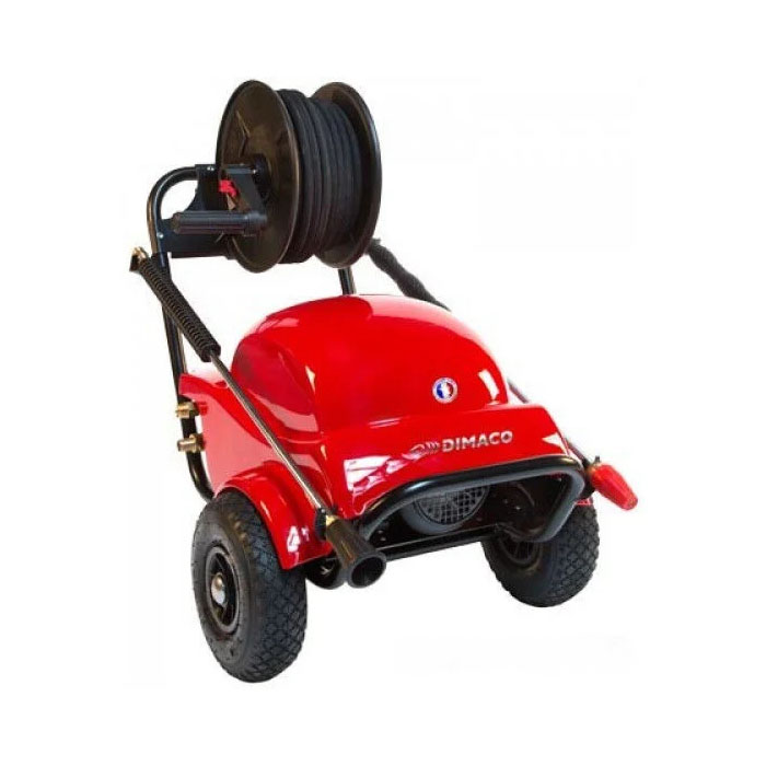 Nettoyeur Haute Pression électrique Monophasé 160 bars 3 cv avec enrouleur ABS et flexible de 20 mètres