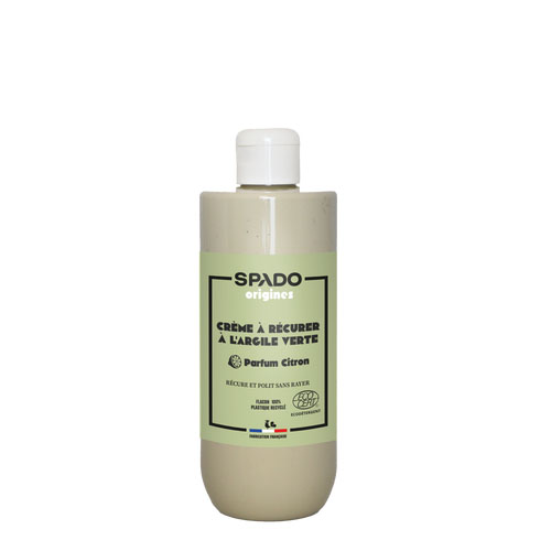 Crème à récurer Spado Origines à l'Argile Verte 500 ml pour un nettoyage efficace et écologique de la cuisine.
