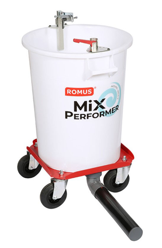 Station de malaxage et d'application mobile Mix Performer 75L pour revêtements de sol professionnels