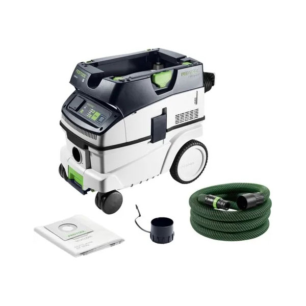 Aspirateur de chantier CLEANTEC CTM 26 EI robuste et mobile