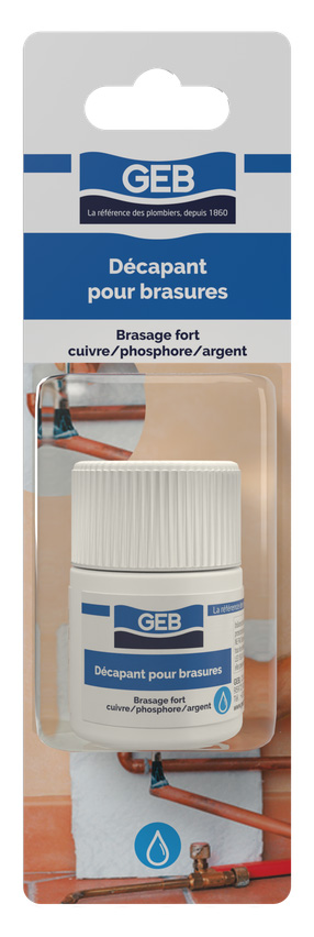 Décapant pâte brasage fort 30 g pour plomberie et raccords cuivre