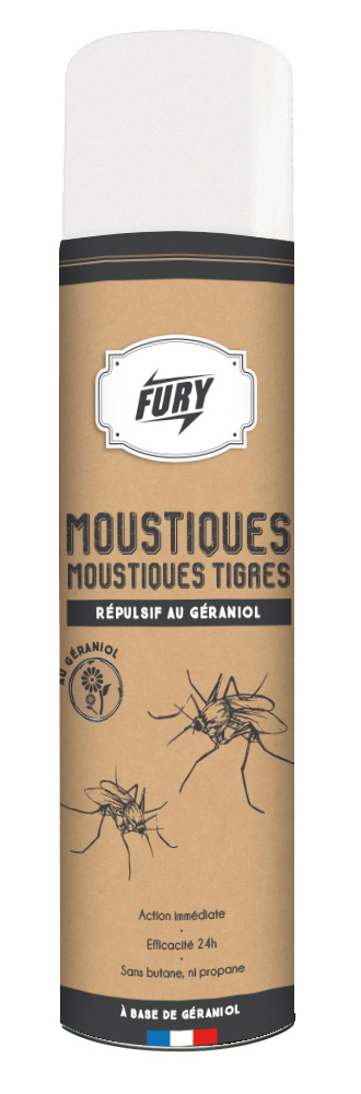 Répulsif moustiques et moustiques tigres, flacon spray 400 ml TP19