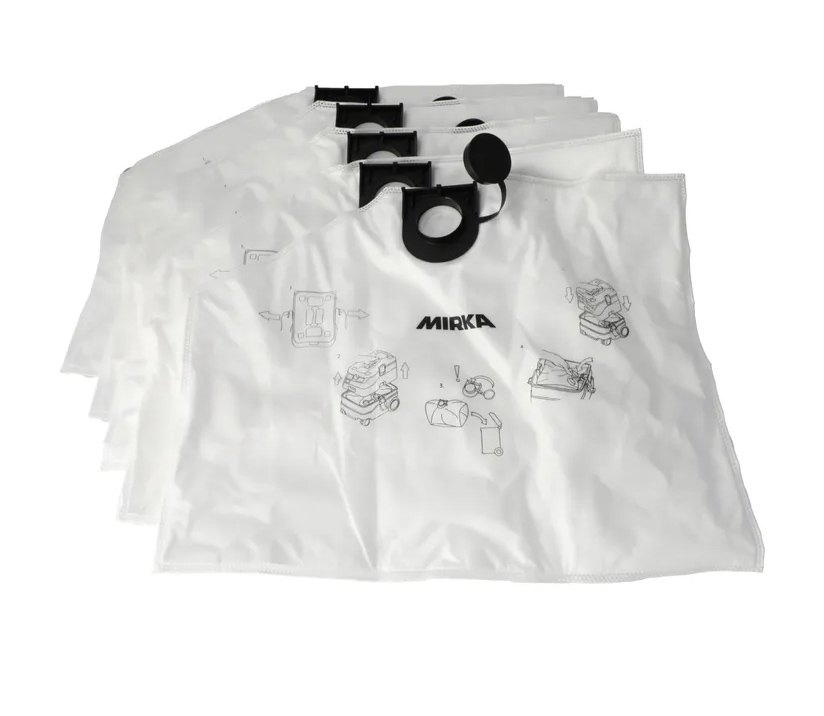 Lot de 5 sacs à poussière non tissés robustes pour aspirateur Dexos