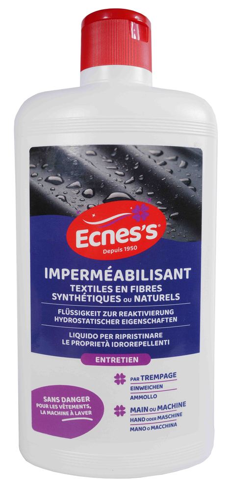 Imperméabilisant Textiles en spray de 500 ml pour protéger les vêtements et tissus de l'eau et des taches
