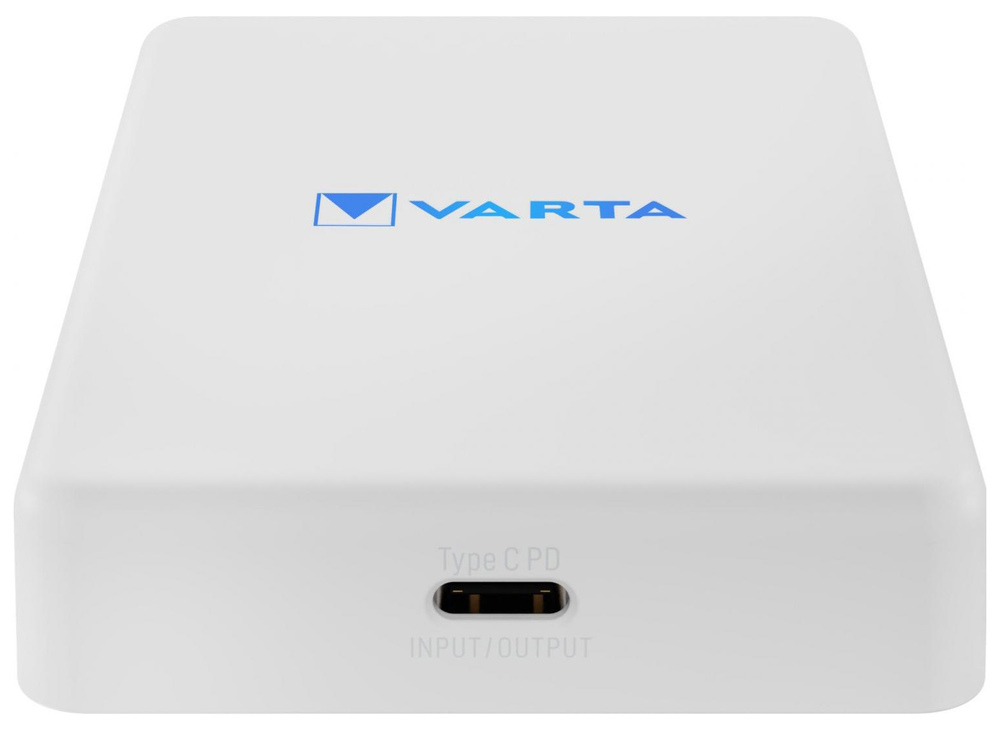 Batterie Externe USB-C Mag Pro et Qi 5000mAh Blanche