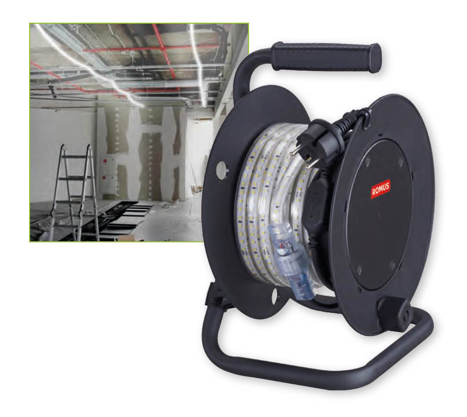 Bande LED 15000 lm Blanc Froid 15 m sur Dérouleur