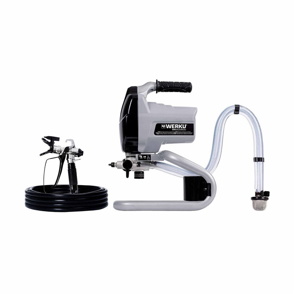 Pulvérisateur Airless Électrique 500W 1.4L/min pour une application de peinture rapide et uniforme sur murs et plafonds