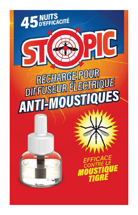 Recharge liquide anti-moustiques TP18, flacon de 35 ml pour 45 nuits