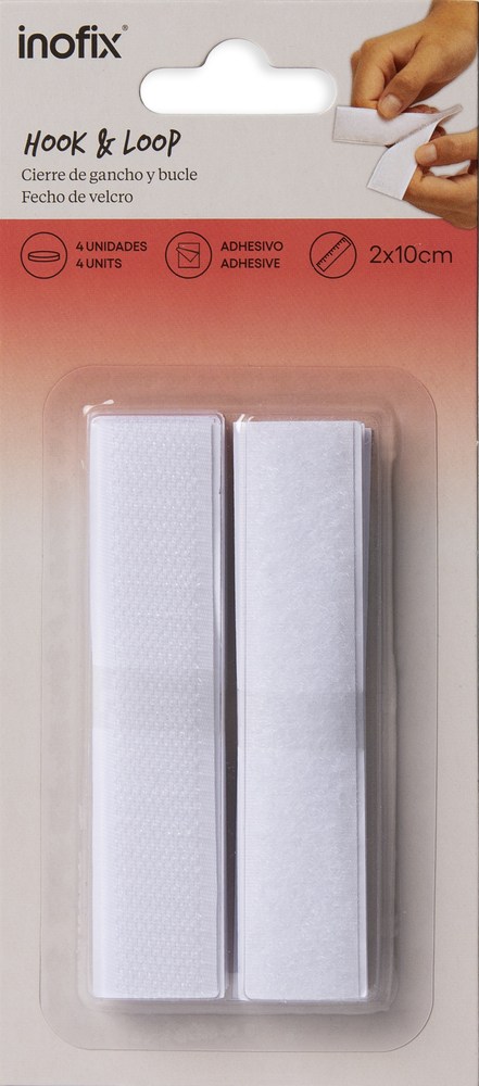 Bande Adhésive Velcro Auto-Agrippantes 20 mm x 10 cm