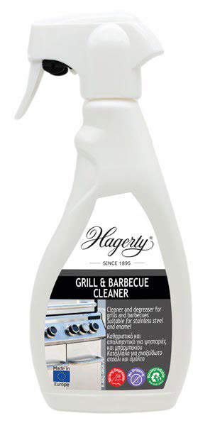 Nettoyant Grill & Barbecue Cleaner 500 ml, produit d'entretien dégraissant puissant pour grilles et barbecues.
