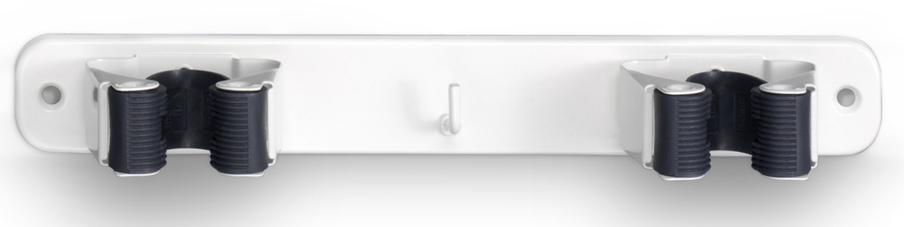 Support à Visser 2 Balais Blanc