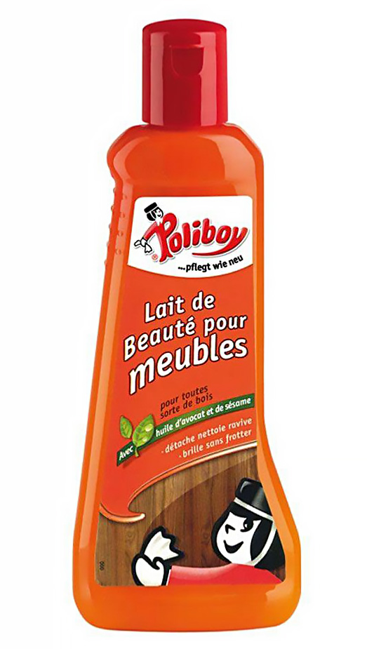 Flacon de Lait de Beauté Pour Meubles, nettoyant, nourrissant et lustrant pour bois.