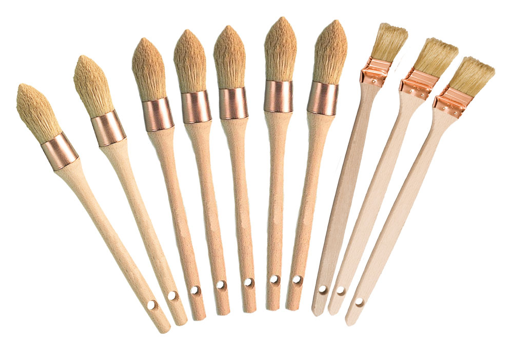 Lot 10 Brosses de Chantier multi-usages pour nettoyage et application de produits du bâtiment