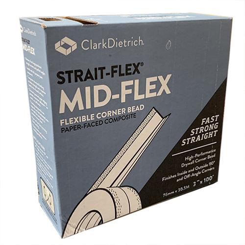 Bande à joint armée MID-FLEX 300 de 76 mm x 30.5 m pour renforcer les joints de plaques de plâtre et prévenir les fissures.