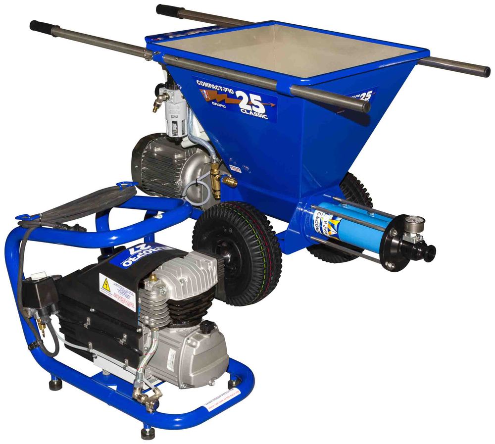 Projection des enduits