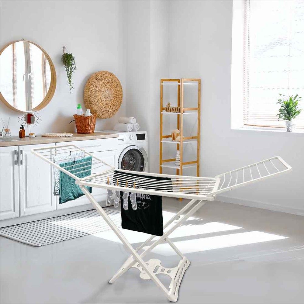 Séchoir en Plastique Recyclé MISTRAL Blanc 20 m