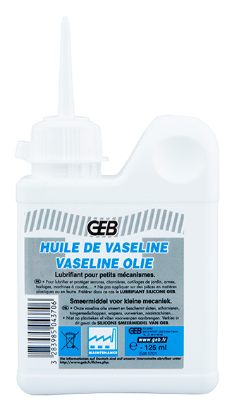 Huile de Vaseline 125 ml, lubrifiant et protecteur multi-usage