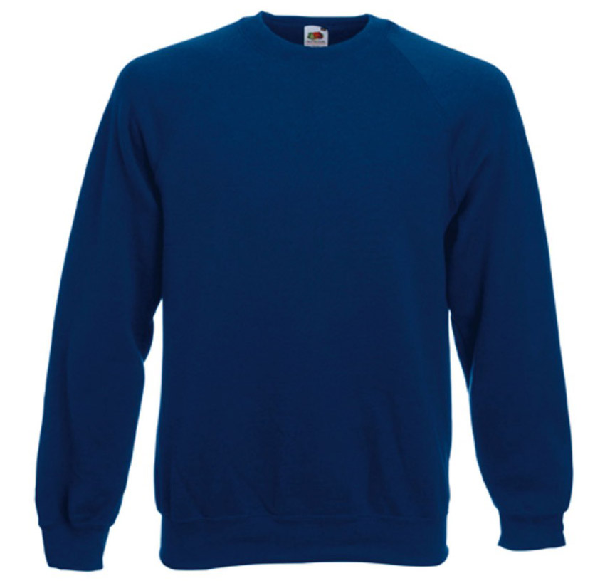Sweat-shirt de travail col rond bleu marine résistant