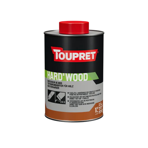 Durcisseur de bois Hard'Wood 1L pour préparer et renforcer les supports intérieurs