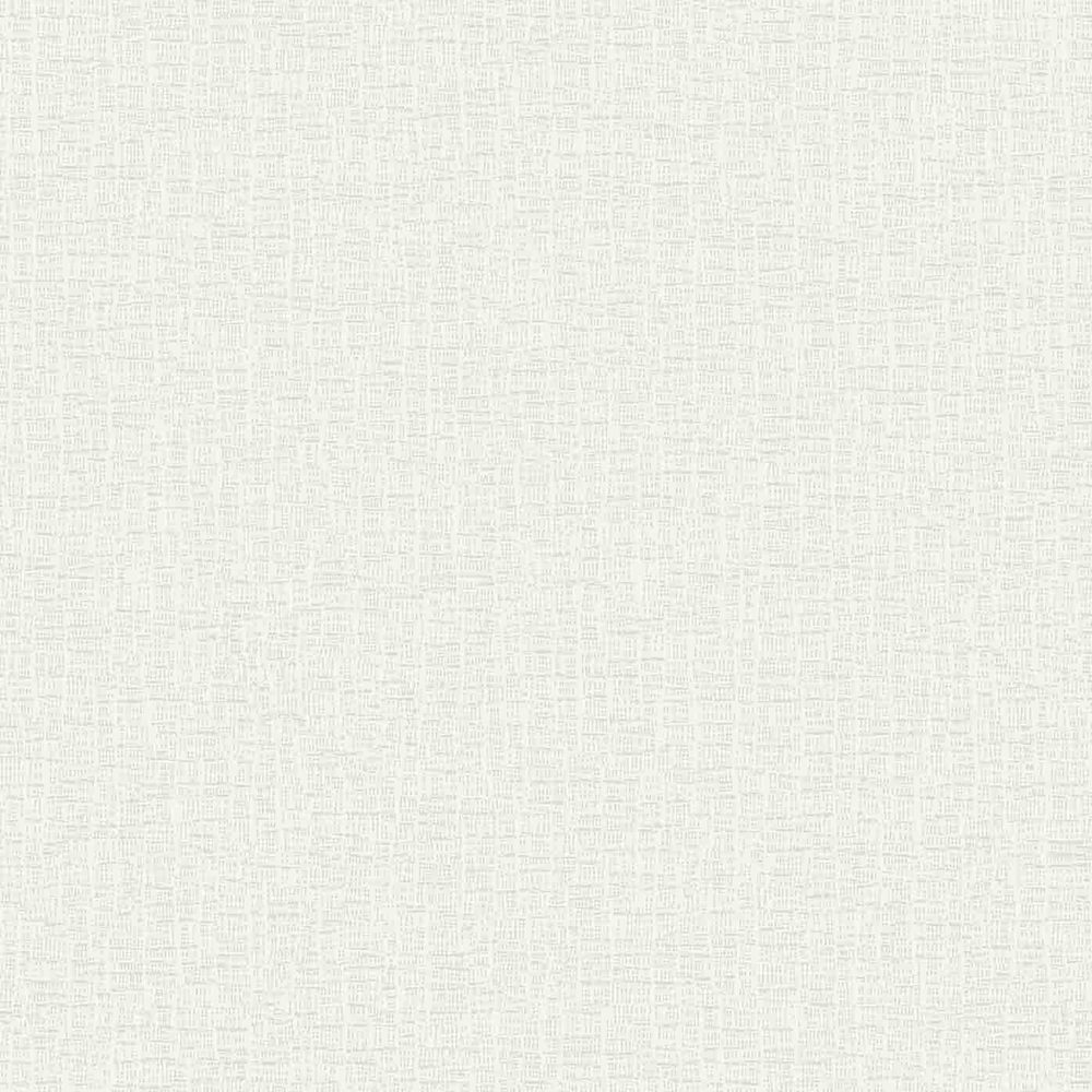 Papier peint vinyle expansé sur intissé Uni Merlino Blanc A76401, rouleau de 10.05 x 0.53 m