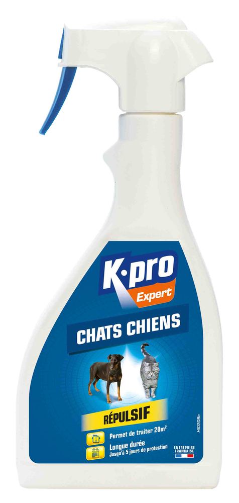 Répulsif Chiens et Chats Pulvérisateur 500 ml pour protéger jardin et maison