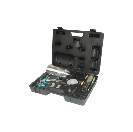 Pistolet peinture XP en coffret avec godet inférieur 1L et pression de 4.5 bar