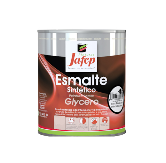Pot de Peinture Laque Esmalte Sintético Glycéro Brillante 125 ml pour décoration intérieure.