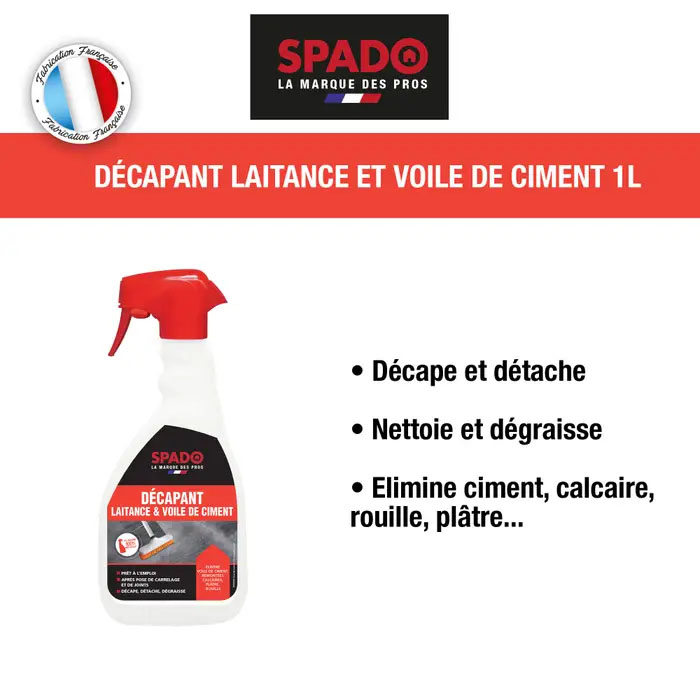 Décapant Laitance et Voile de Ciment 500 ml